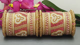 Designer Indian Bridal Wedding Bangles Jewellery 2 Sets Kangan Full Bangles Set