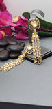 Exquisite Design Indian Bollywood Kundan Polki Earrings Set.