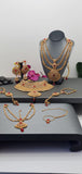 Beautiful Indian High quality Ruby Kundan Bridal Necklace Full Jewellery Set