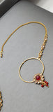 Beautiful Indian High quality Ruby Kundan Bridal Necklace Full Jewellery Set