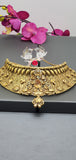 A Stunning High Quality Kundan Polki Bridal Choker Style Indian Jewellery Set