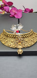 A Stunning High Quality Kundan Polki Bridal Choker Style Indian Jewellery Set
