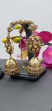 A Stunning High Quality Kundan Polki Bridal Choker Style Indian Jewellery Set