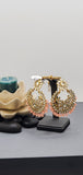 Pastel color Beautiful Indian Bollywood Tikka Earrings Set
