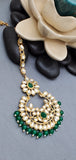 Elegant Designer Indain Bollywood Pastel color Tikka Earrings Set