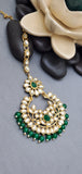 Elegant Designer Indain Bollywood Pastel color Tikka Earrings Set