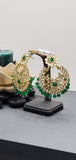 Elegant Designer Indain Bollywood Pastel color Tikka Earrings Set