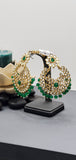 Elegant Designer Indain Bollywood Pastel color Tikka Earrings Set
