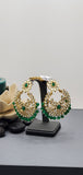 Elegant Designer Indain Bollywood Pastel color Tikka Earrings Set