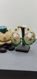 Elegant Designer Indain Bollywood Pastel color Tikka Earrings Set