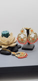 Bollywood Designer Indian Kundan Tikka Earrings  Set