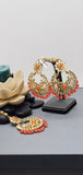 Bollywood Designer Indian Kundan Tikka Earrings  Set