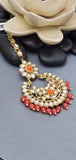 Bollywood Designer Indian Kundan Tikka Earrings  Set