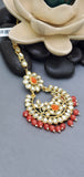 Bollywood Designer Indian Kundan Tikka Earrings  Set