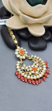 Bollywood Designer Indian Kundan Tikka Earrings  Set