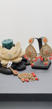 A Stunning Latest Reverse Kundan Indian Bollywood Tikka Earrings Set