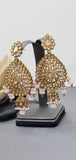Elegant Latest collection Kundan Pastel Pink Color Indian Tikka Earrings Set