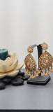 Very Classy Reverse Kundan Indian Bollywood Tikka Earrings Set
