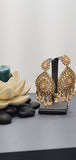 Very Classy Reverse Kundan Indian Bollywood Tikka Earrings Set
