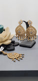 A Very Classy Latest Kundan Indian Bollywood Tikka Earrings Set