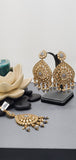 A Very Classy Latest Kundan Indian Bollywood Tikka Earrings Set