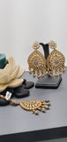 A Very Classy Latest Kundan Indian Bollywood Tikka Earrings Set