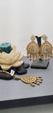 A Very Classy Latest Kundan Indian Bollywood Tikka Earrings Set