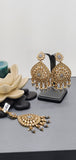 A Very Classy Latest Kundan Indian Bollywood Tikka Earrings Set