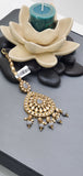 A Very Classy Latest Kundan Indian Bollywood Tikka Earrings Set