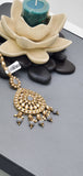 A Very Classy Latest Kundan Indian Bollywood Tikka Earrings Set
