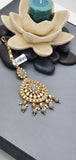 A Very Classy Latest Kundan Indian Bollywood Tikka Earrings Set