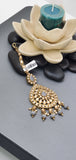 A Very Classy Latest Kundan Indian Bollywood Tikka Earrings Set