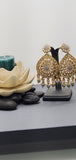 A Very Classy Latest Kundan Indian Bollywood Tikka Earrings Set