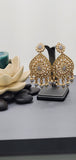 A Very Classy Latest Kundan Indian Bollywood Tikka Earrings Set