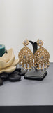 A Very Classy Latest Kundan Indian Bollywood Tikka Earrings Set