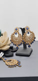 A Stunning collection Kundan Indian Bollywood Tikka Earrings Set