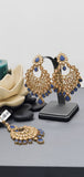 A Stunning collection Kundan Indian Bollywood Tikka Earrings Set