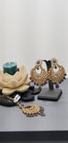 A Stunning collection Kundan Indian Bollywood Tikka Earrings Set