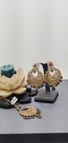 A Stunning collection Kundan Indian Bollywood Tikka Earrings Set