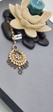 A Stunning collection Kundan Indian Bollywood Tikka Earrings Set