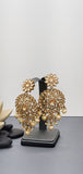 Breathtaking Latest Kundan collection Drop Indian Tikka Earrings Set