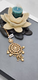 Extraordinary  Latest Reverse Kundan  Drop Indian wedding Tikka Earrings Set