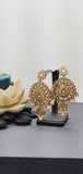Extraordinary  Latest Reverse Kundan  Drop Indian wedding Tikka Earrings Set