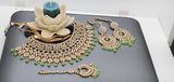Dazzling Reverse Kundan Indian Bollywood  Choker Necklace Jewellery Set