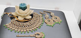 Dazzling Reverse Kundan Indian Bollywood  Choker Necklace Jewellery Set