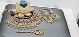 Dazzling Reverse Kundan Indian Bollywood  Choker Necklace Jewellery Set