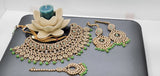 Dazzling Reverse Kundan Indian Bollywood  Choker Necklace Jewellery Set