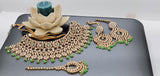 Dazzling Reverse Kundan Indian Bollywood  Choker Necklace Jewellery Set