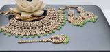 Dazzling Reverse Kundan Indian Bollywood  Choker Necklace Jewellery Set