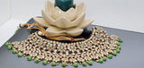 Dazzling Reverse Kundan Indian Bollywood  Choker Necklace Jewellery Set